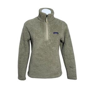 Patagonia Los Gatos 1/4 zip teddy bear fleece top jacket Gorpcore  size small